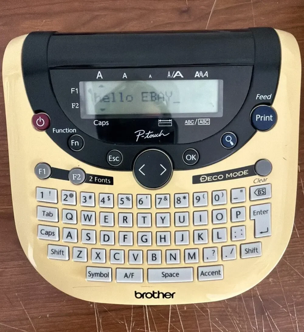 Brother P-Touch Model PT-1290 Electronic Home & Office Label Maker TESTED